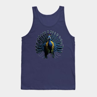 Colourful Peacock Tank Top